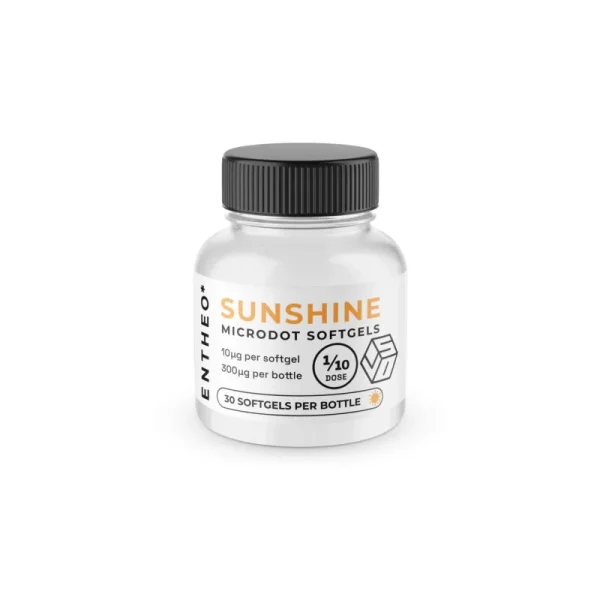 Real ENTHEO Sunshine Microdot Softgels White
